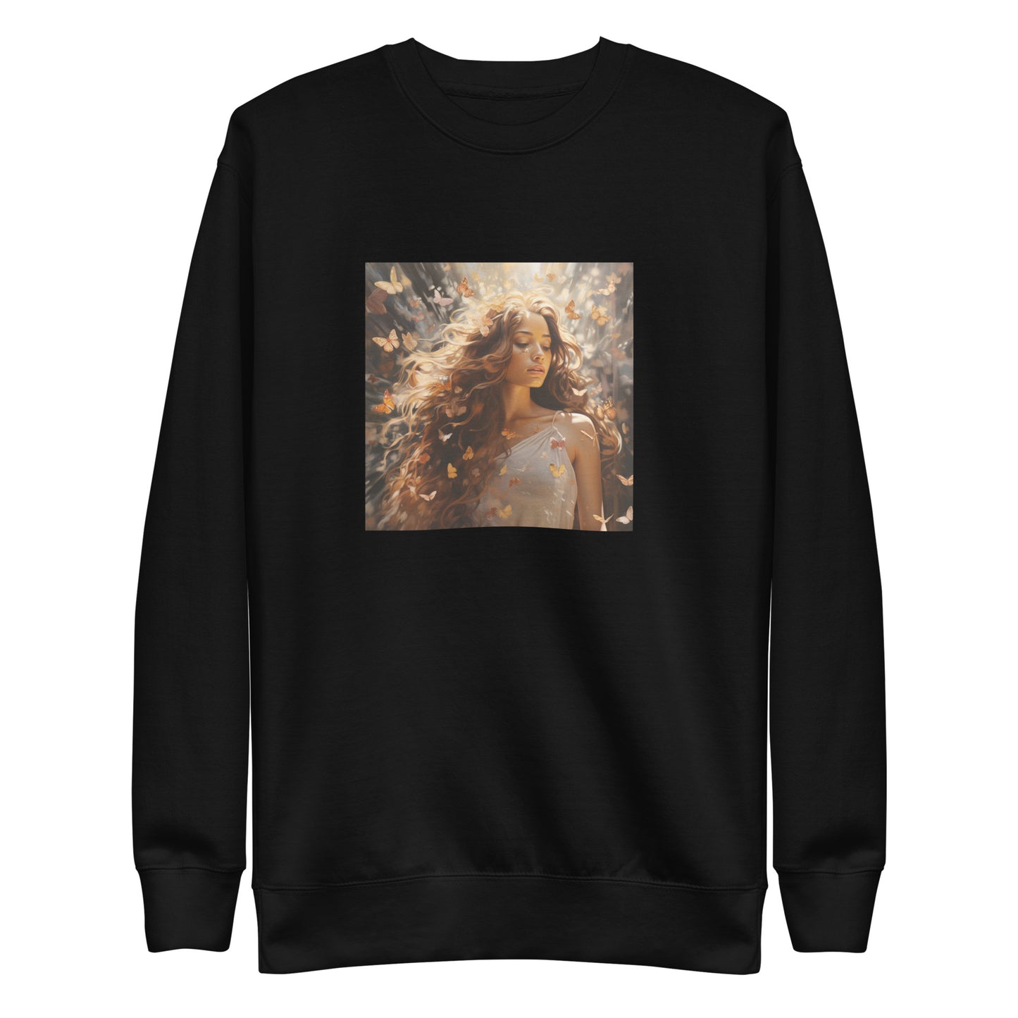 Beautiful Woman Crewneck Sweatshirt