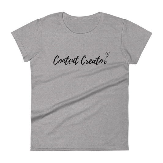 Women's Content Creator T-Shirt